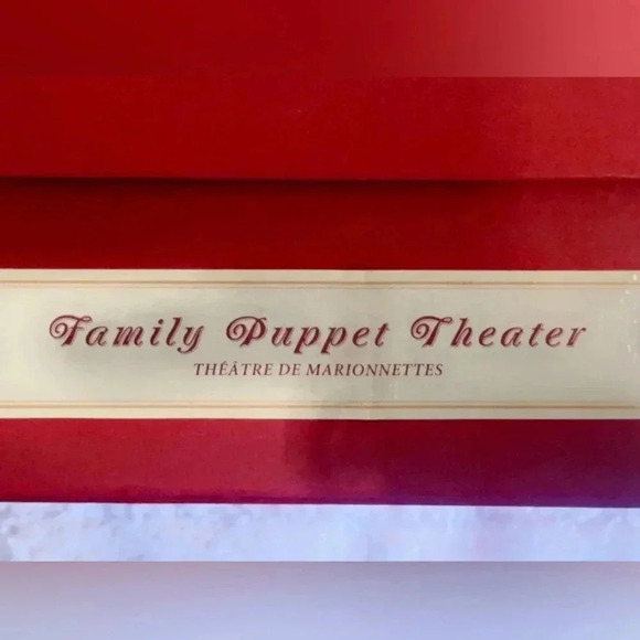 Restoration Hardware RH Plush Puppet Toy Family Theater Play Set w/Stage/Curtain - Picture 13 of 15